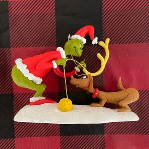 Hallmark Grinch and Dog Ornament